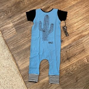 Rags OG Cactus Romper size 2T- NWT